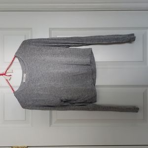 Cotton on grey cropped long-sleeved